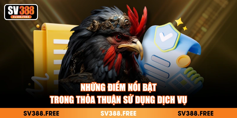 Những điểm nổi bật trong thỏa thuận sử dụng dịch vụ